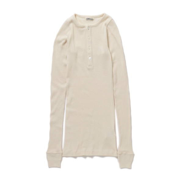 AURALEE / オーラリー | ORGANIC SOFT RIB HENLY NECK P/O AURALEE / オーラリー | ORGANIC SOFT RIB HENLY NECK P/O