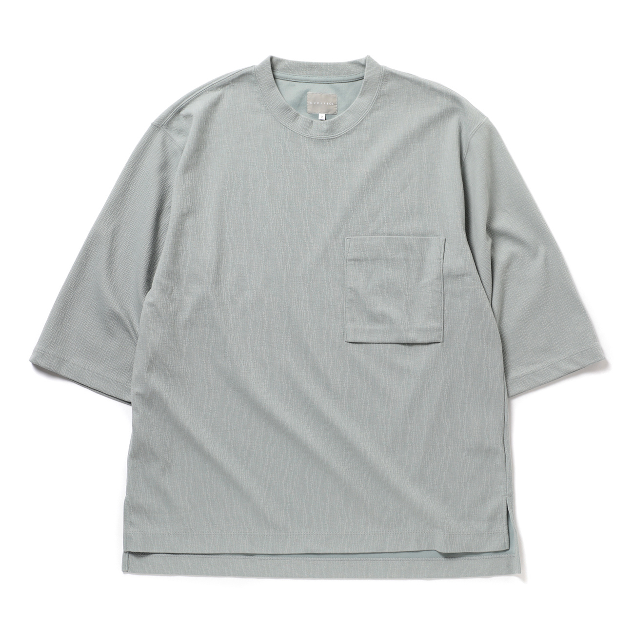 CRAPE DOUBLE-KNIT TEE L/S