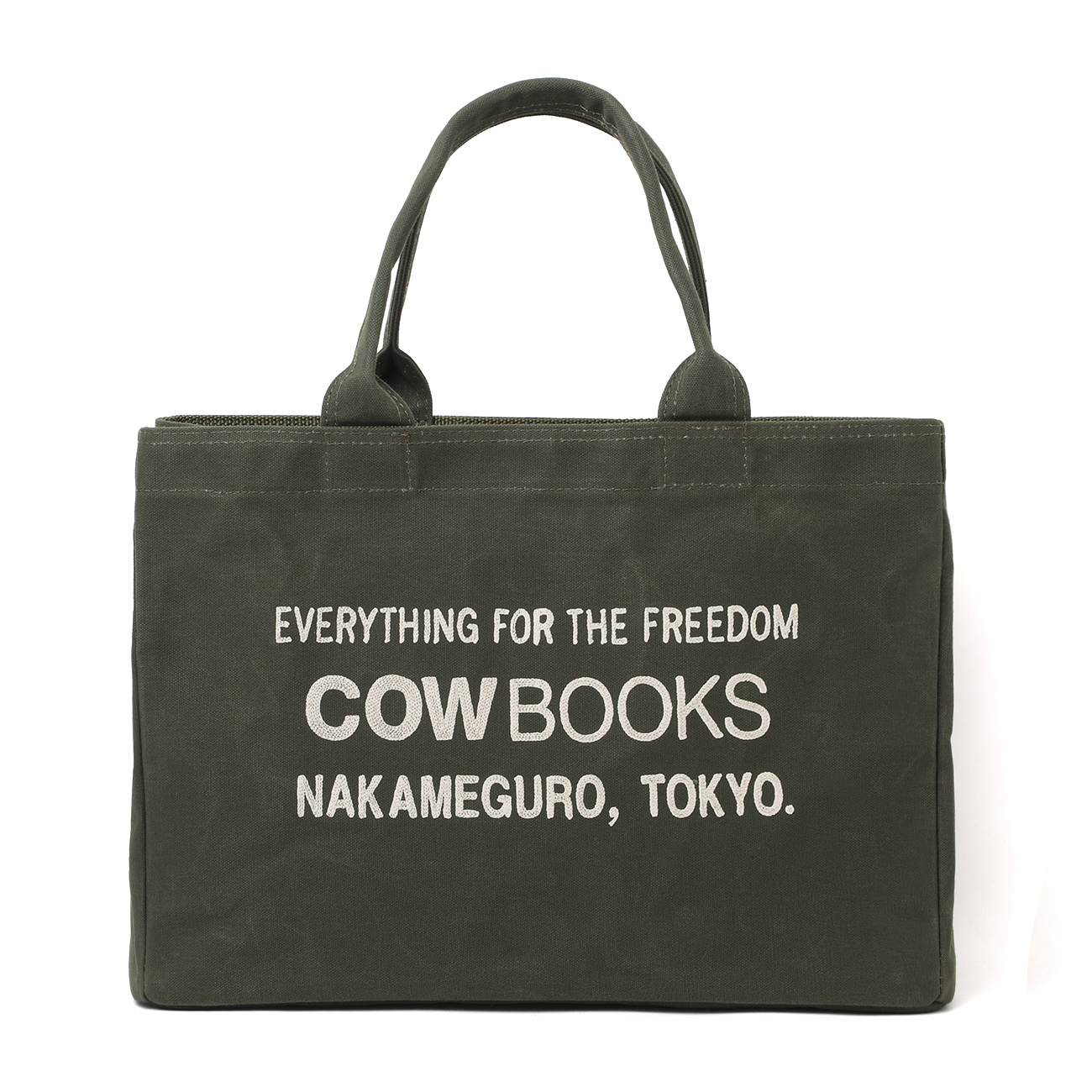 cowbooks Container Big (Green×Ivory) COW BOOKS / カウブックス