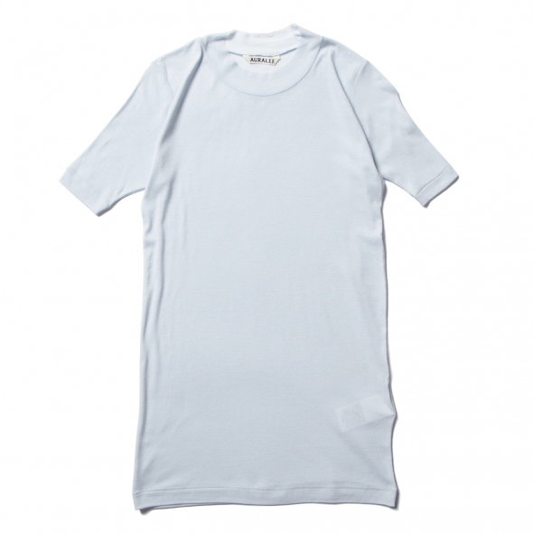 AURALEE オーラリー GIZA SUPER HIGH GAUGE SHEER RIB TEE