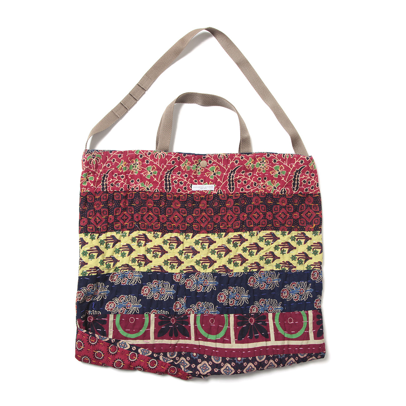 ENGINEERED GARMENTS CARRY ALL TOTE 赤 Engineered Garments Carry All Tote, Multi Color – Glasswing