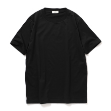 GIM / ジム | プラチナフェイスコットン 天竺 半袖クルーTシャツ - Black