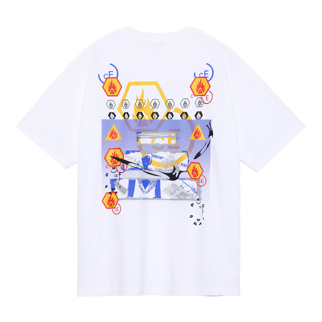 C.E / シーイー | FLAMMABLE T WHITE - White | 通販 - 正規取扱店