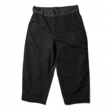 Porter Classic / ポータークラシック | WEATHER WIDE PANTS - Black
