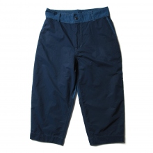 Porter Classic / ポータークラシック | WEATHER WIDE PANTS - Navy ☆