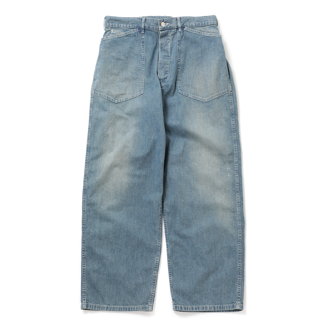 【中古】マーティーアンドサンズ MAATEE&SONS 24SS MILITARY DENIM デニム パンツ ジーンズ 2 青 ブルー MAATEE&SONS / マーティーアンドサンズ | MILITARY DENIM - Fade