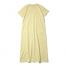 AURALEE オーガニックコットンTシャツワンピース YELLOW サイズ0 04171829_607aaa65971e9.jpg