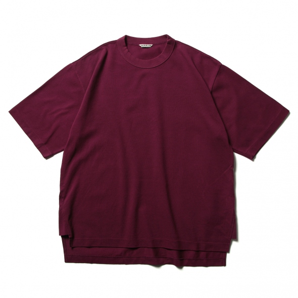 AURALEE / オーラリー | SUPER FINE COTTON SALT SHRINK PIQUE BIG TEE