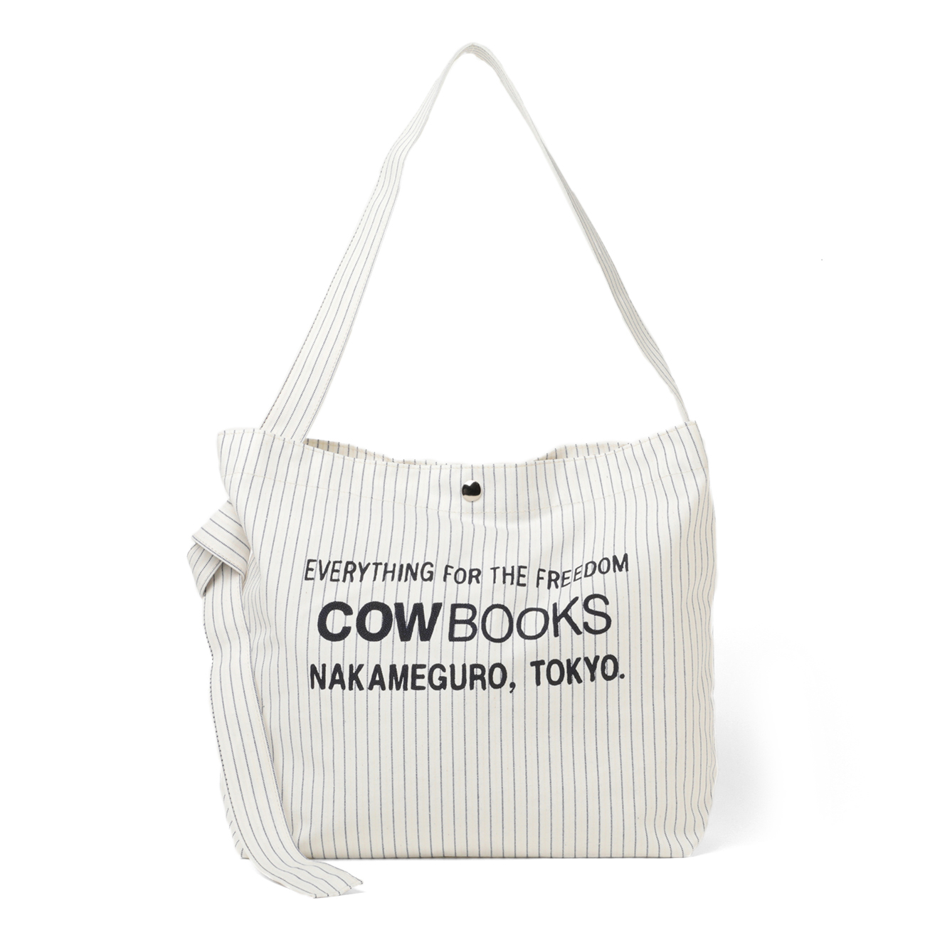 COW BOOKS / カウブックス | Shoulder Tote (Logo) - White | 通販