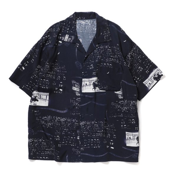 PORTER CLASSIC シルク スカーフ drive in theater PORTER CLASSIC シルク スカーフ drive in theater PORTER