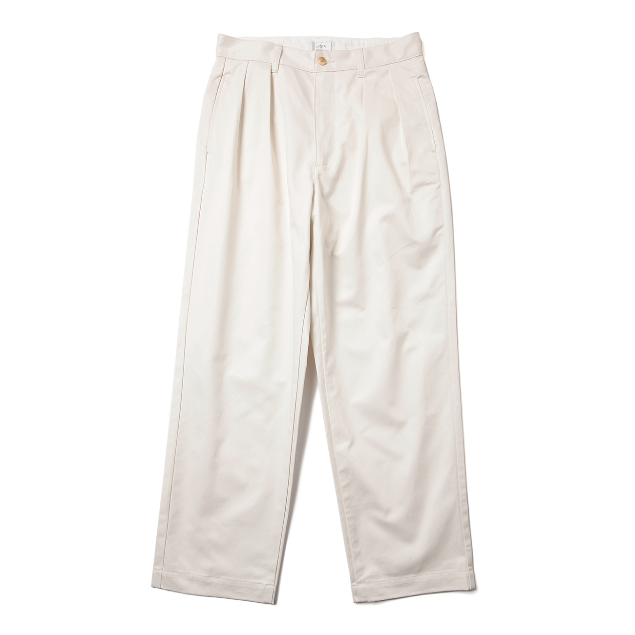 CIOTA / シオタ | 20/-×10/- チノパンツ - Off White | 通販 - 正規