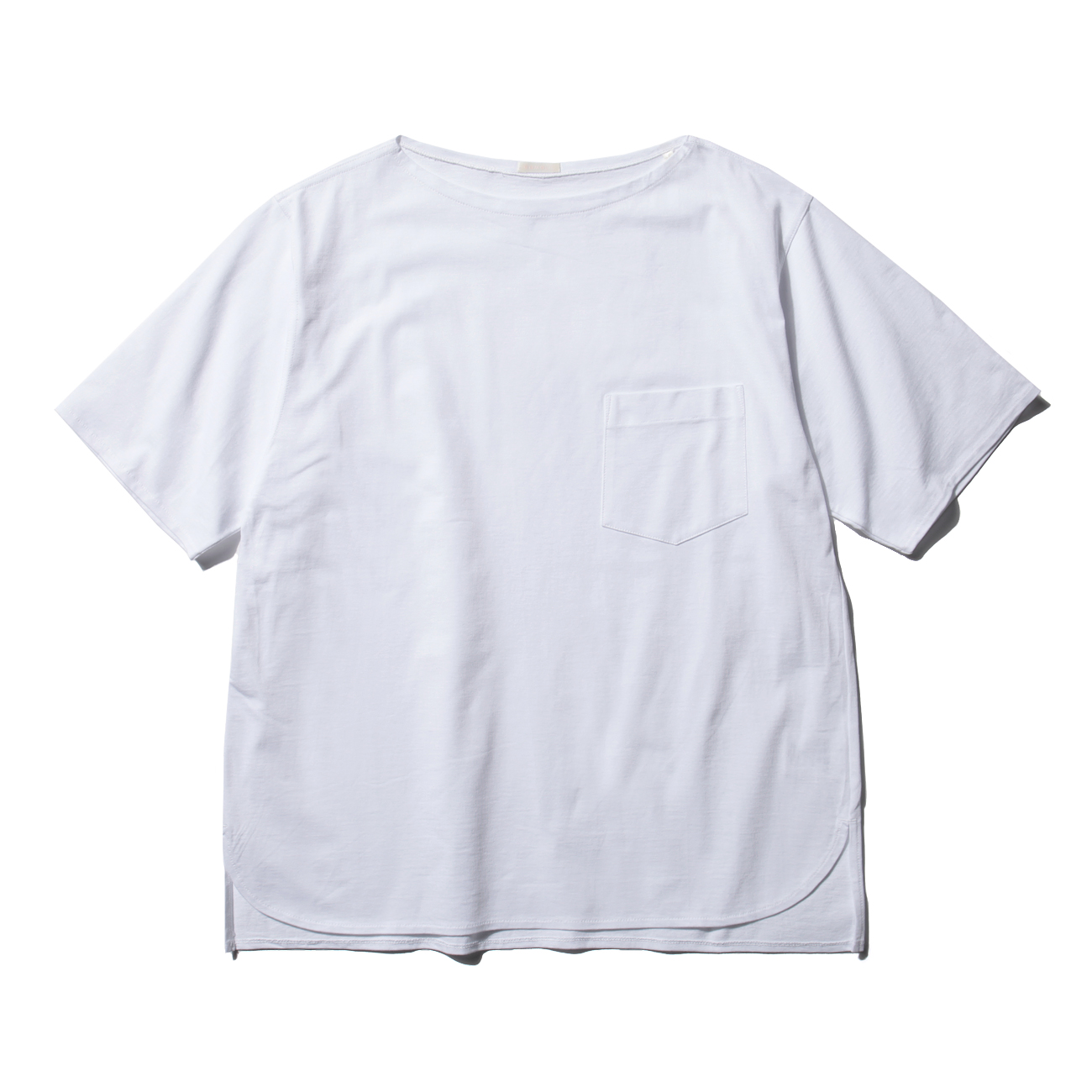 COMOLI / コモリ | ボートネック 半袖シャツ - White | 通販 - 正規