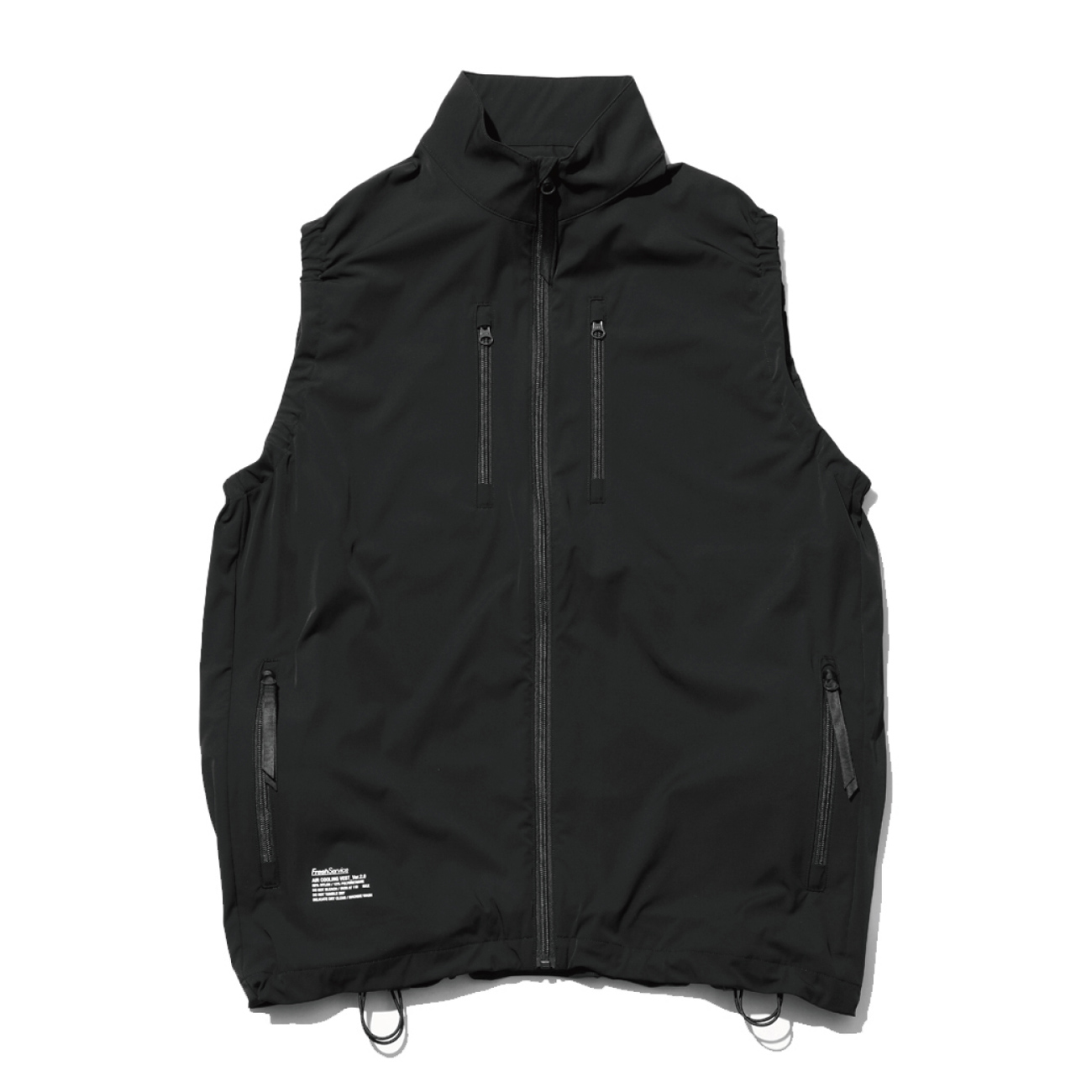 freshservice travel vest ブラック FreshService / フレッシュサービス | AIR COOLING VEST_Ver.2.0