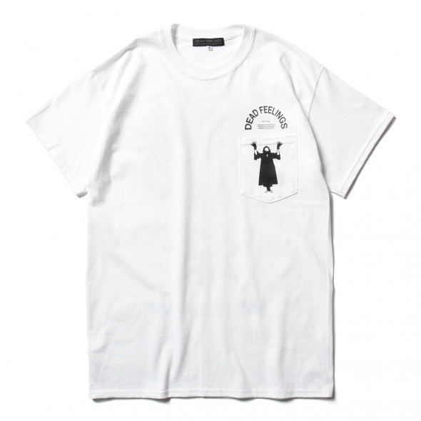 【新品タグ付き】希少　デッドフィーリングス　両面プリント　ポケットTシャツ