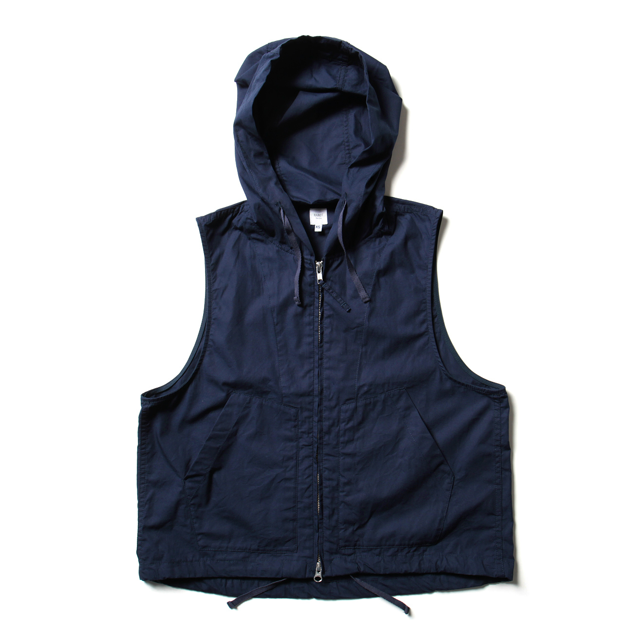 Studio Vest - Pima Cotton Poplin - Navy