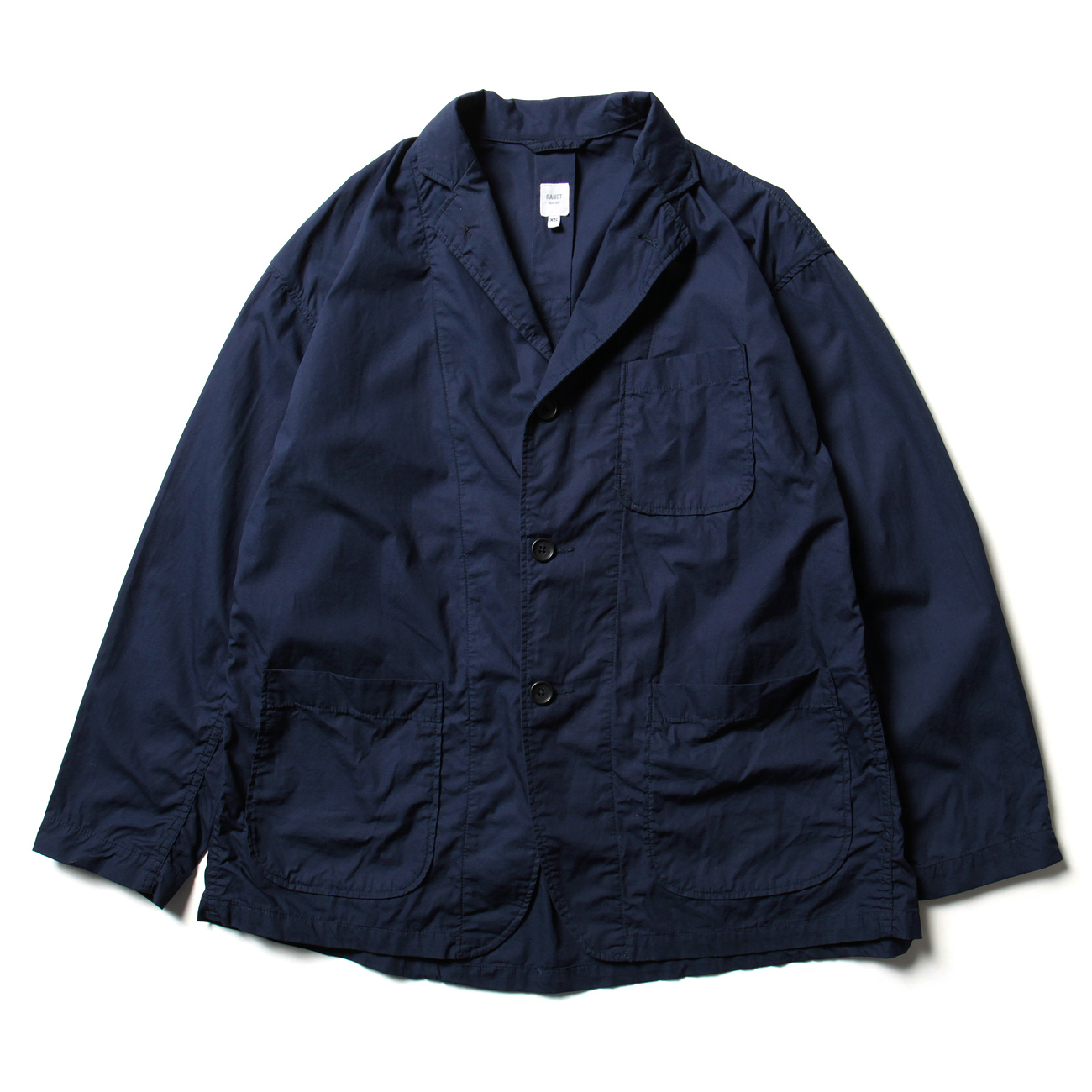 RANDT / アールアンドティー | Studio Jacket - Pima Cotton Poplin ...袖丈54