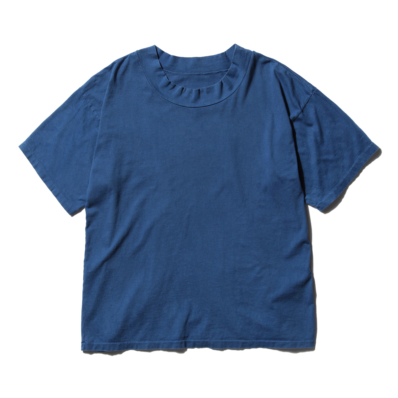 Porter Classic / ポータークラシック | HIGH NECK T-SHIRT - Blue