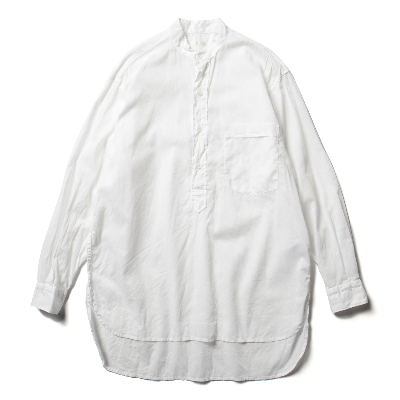 COMOLI / コモリ | ベタシャン プルオーバーシャツ - White | 通販