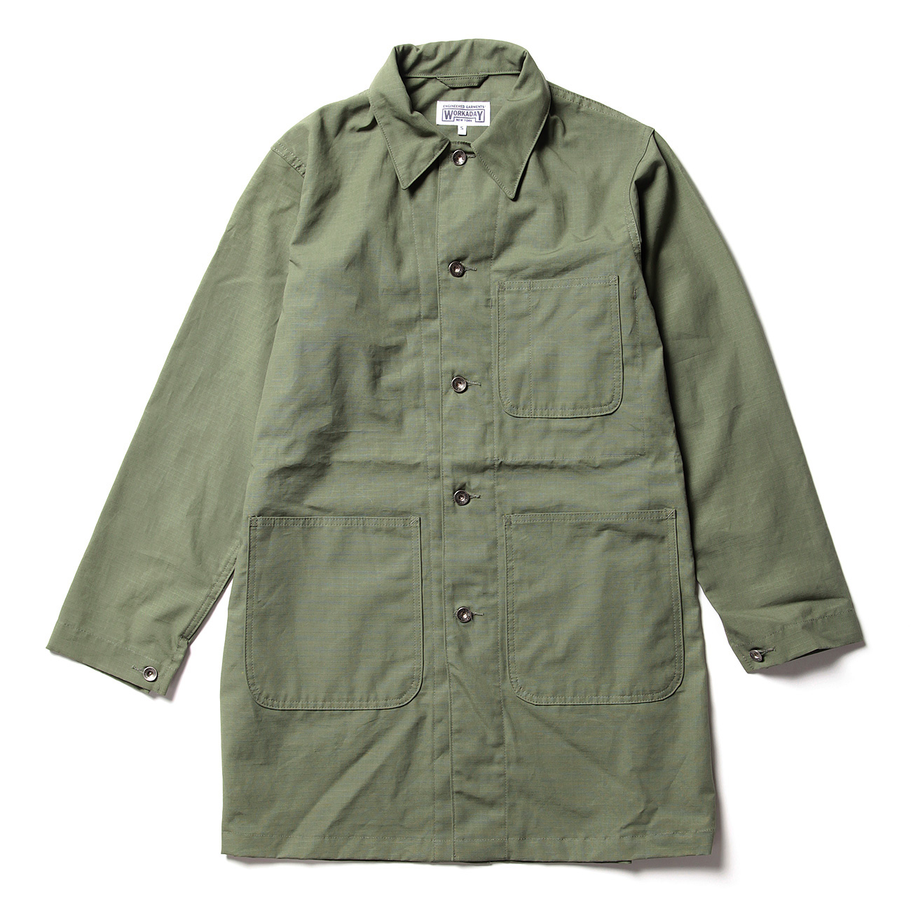 EG Workaday Shop Coat - Cotton Ripstop - Olive