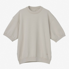 THE NORTH FACE / ザ ノース フェイス | S/S Ripple Knit Crew - FI フォッシルアイボリー