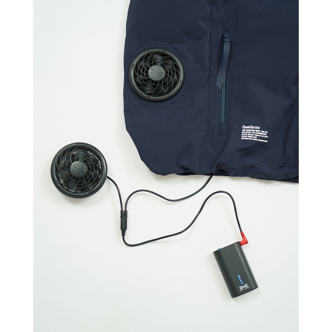 FreshService 空調服ベスト 24年モデル ブラック Mサイズ FreshService 空調服ベスト 24年モデル ブラック Mサイズ FreshService