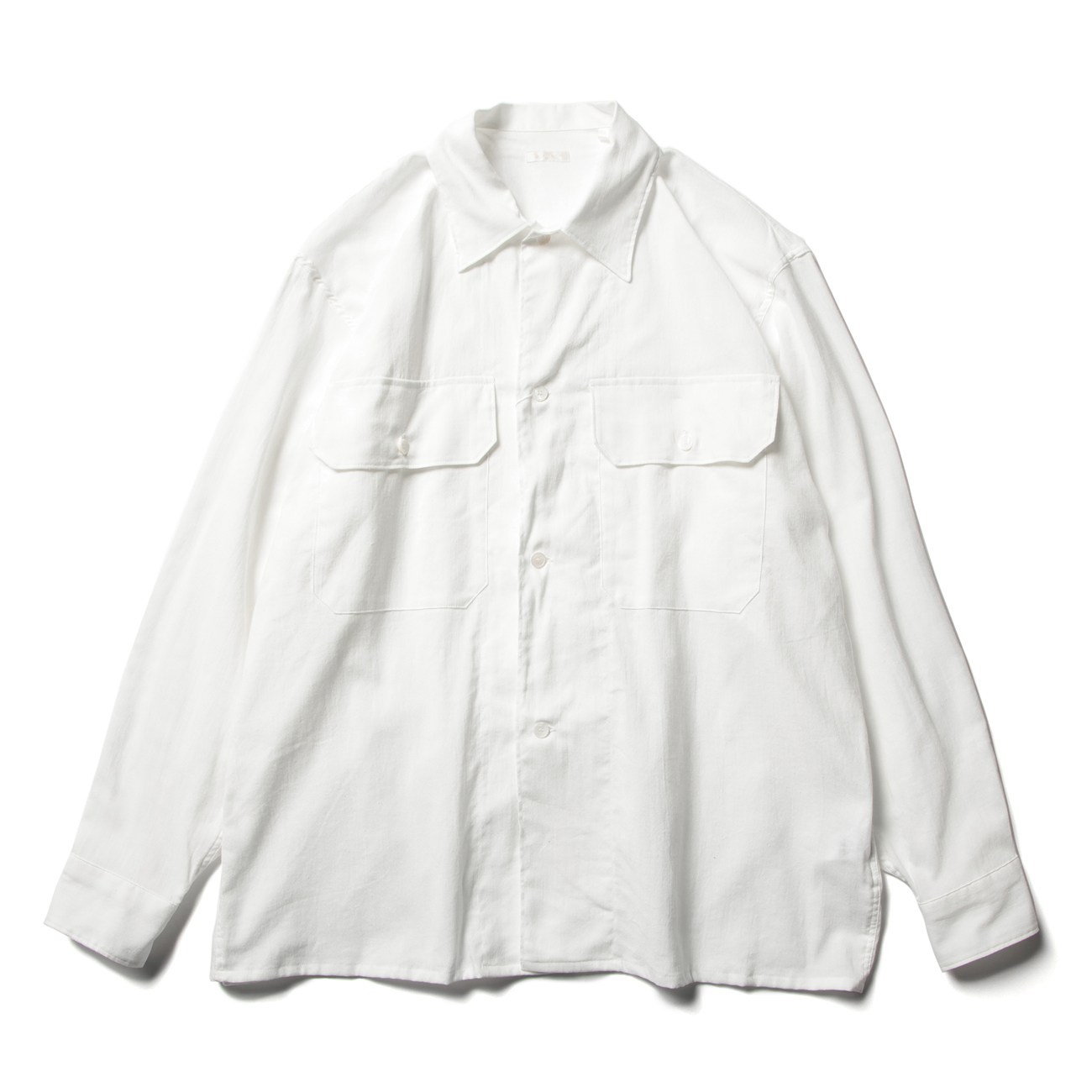 22ss 希少 美品 サイズ2 空紡オックス C.P.Oシャツ 白 COMOLI (コモリ) 空紡オックス C.P.Oシャツ