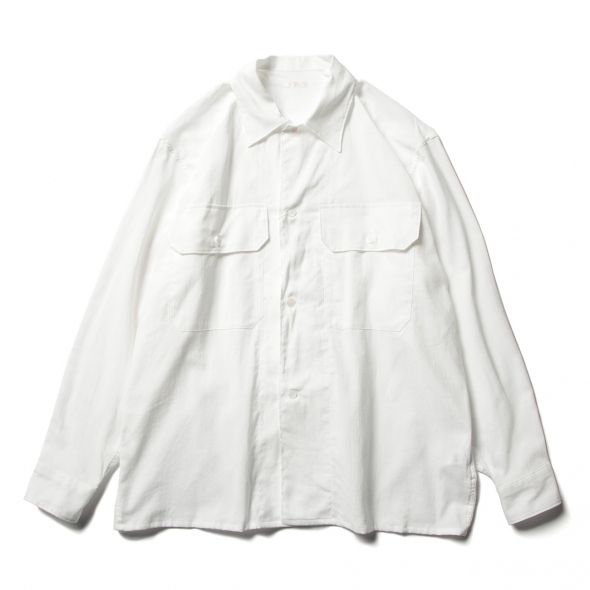 COMOLI / コモリ | 空紡オックス C.P.Oシャツ - White | 通販