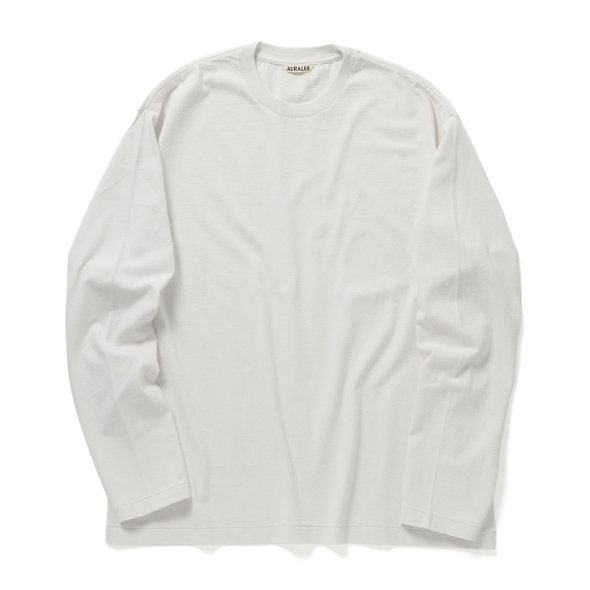 AURALEE / オーラリー | BRUSHED ORGANIC COTTON JERSEY L/S TEE
