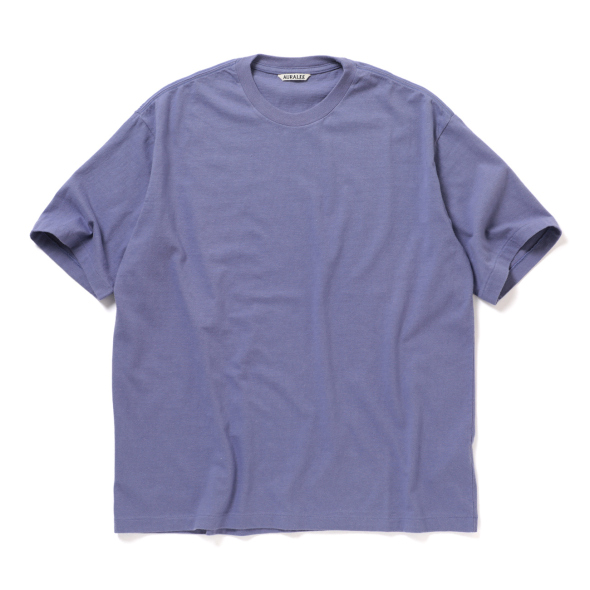 AURALEE オーラリー 半袖 サイズ3 ライトパープル AURALEE / オーラリー | BRUSHED ORGANIC COTTON JERSEY TEE (メンズ
