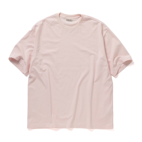 AURALEE / オーラリー | BRUSHED ORGANIC COTTON JERSEY TEE (メンズ