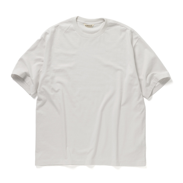 AURALEE / オーラリー | BRUSHED ORGANIC COTTON JERSEY TEE (メンズ