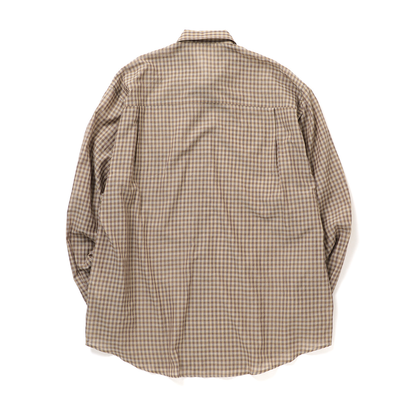 AURALEE / オーラリー | AIRY LIGHT COTTON CHECK BIG SHIRT (メンズ