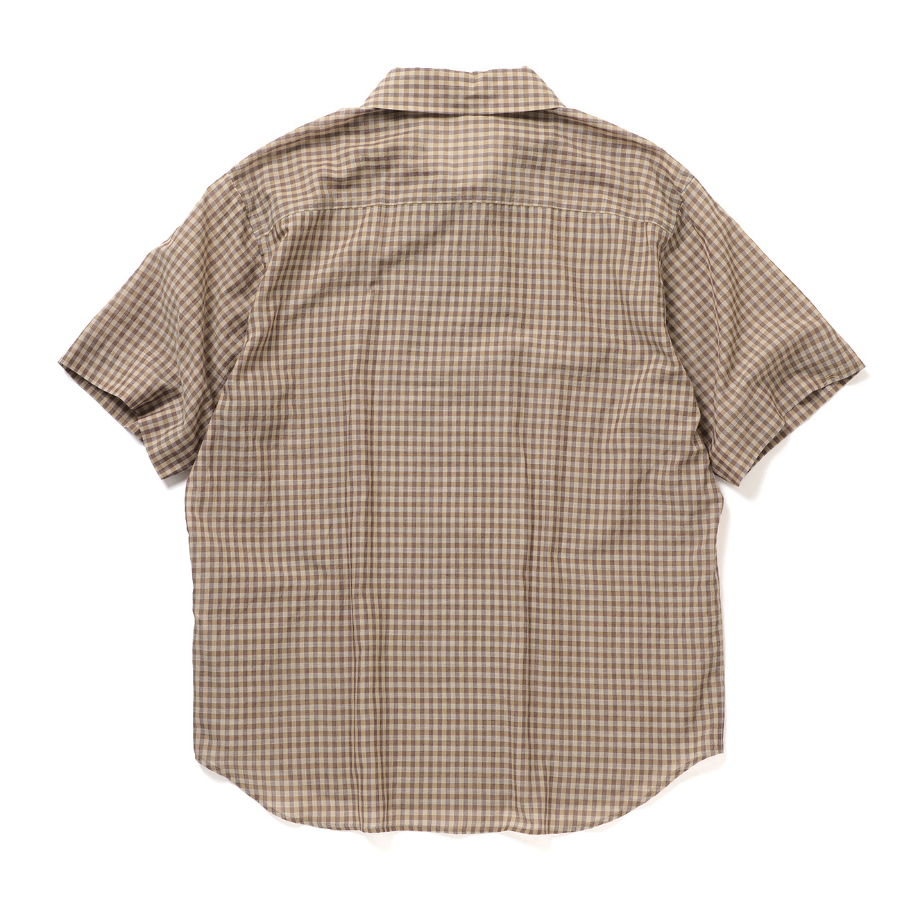 AURALEE / オーラリー | AIRY LIGHT COTTON CHECK HALF SLEEVED SHIRT