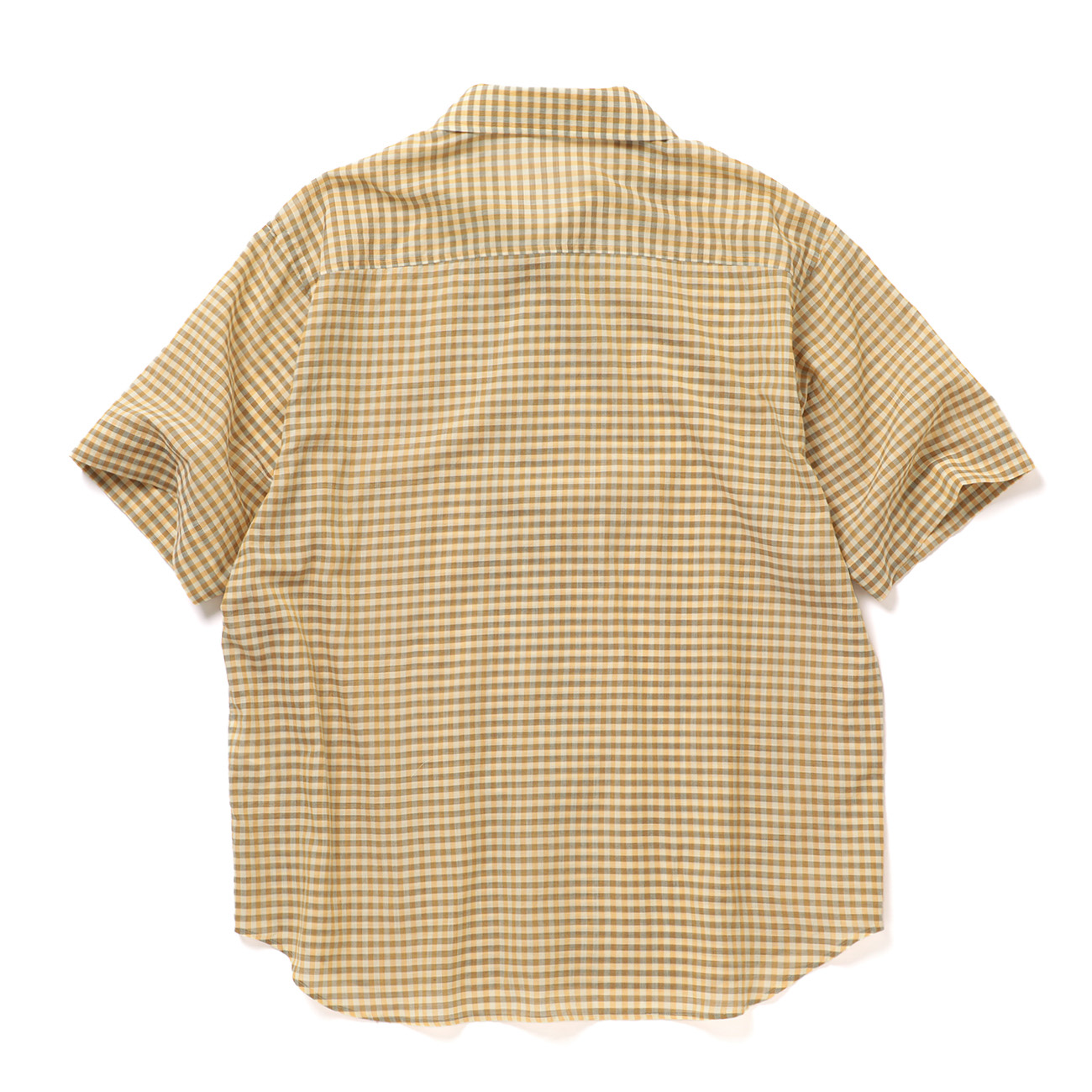 AURALEE / オーラリー | AIRY LIGHT COTTON CHECK HALF SLEEVED SHIRT