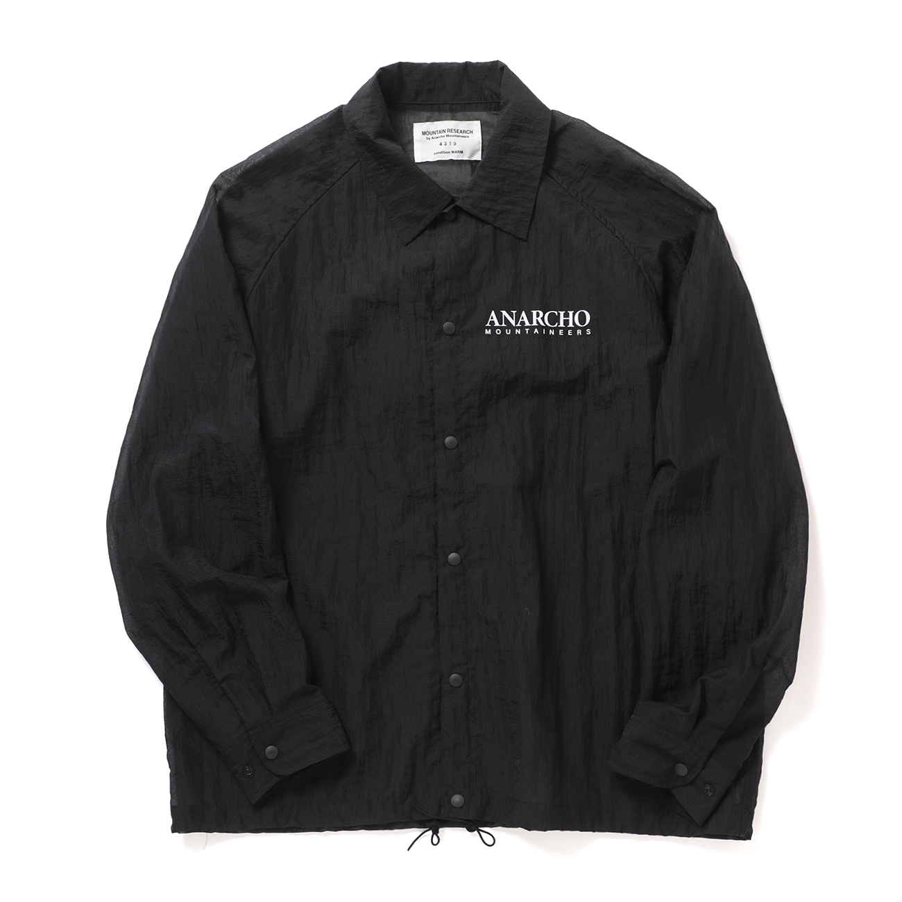 RESEARCH | F.M. Coach Shirt - Black | 通販 - 正規取扱店 | COLLECT