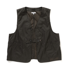 ENGINEERED GARMENTS / エンジニアドガーメンツ | Upland Vest - Nylon Micro Ripstop - Brown