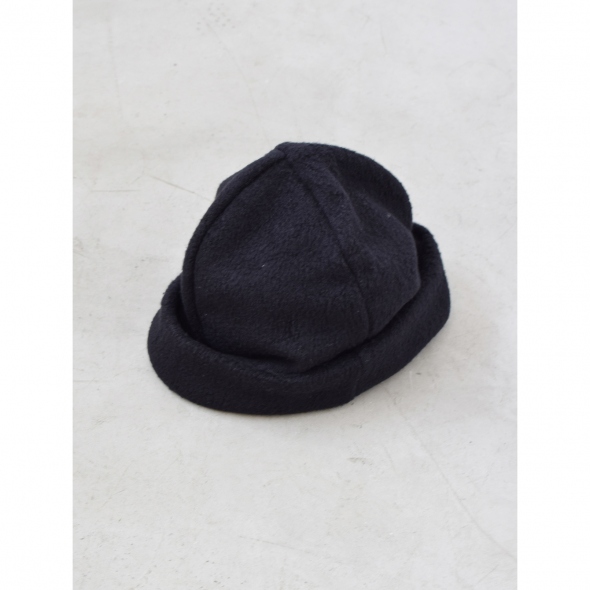 シルクフリース ニットキャップ - Navy