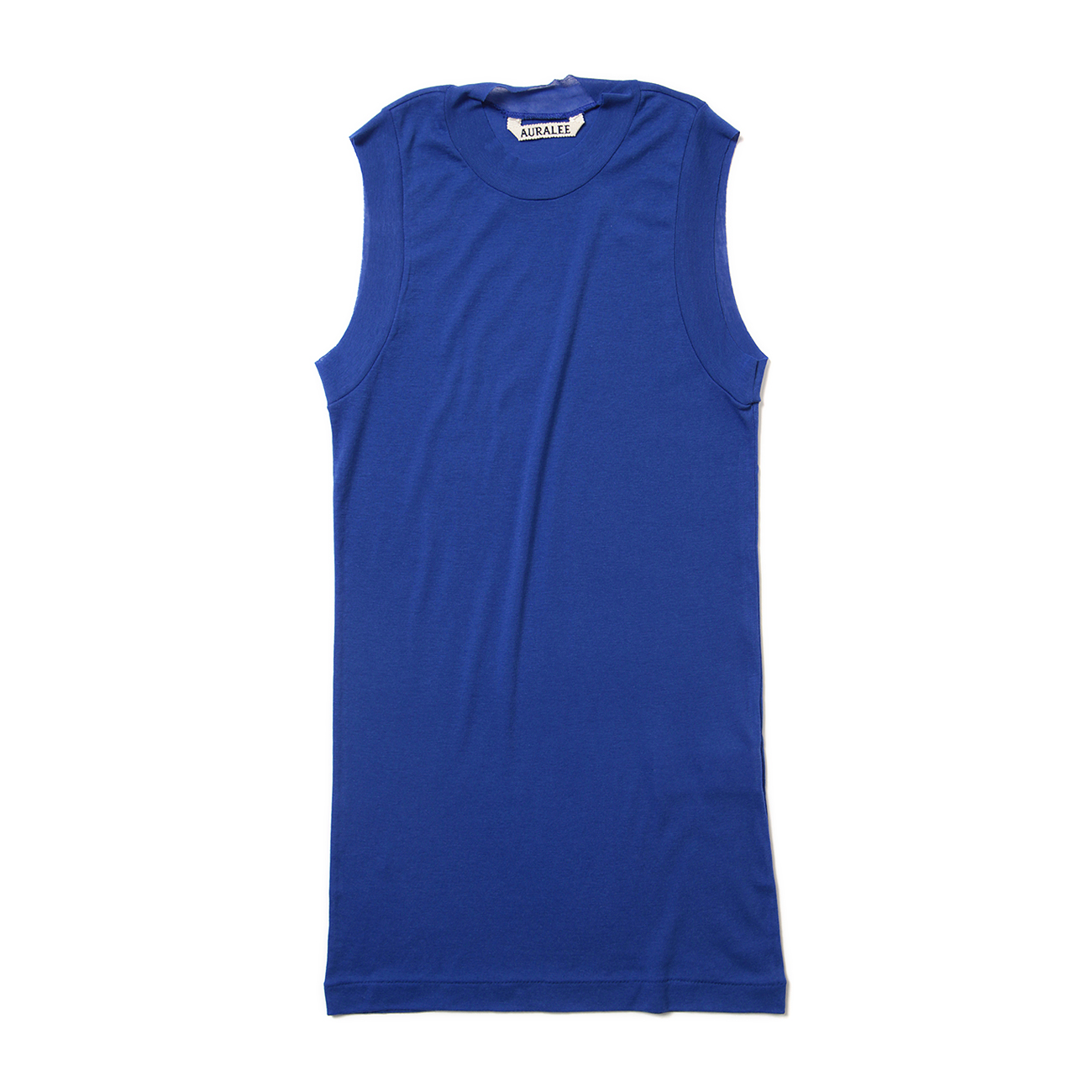 GIZA SUPER HIGH GAUGE SHEER RIB TANK (レディース) - Blue