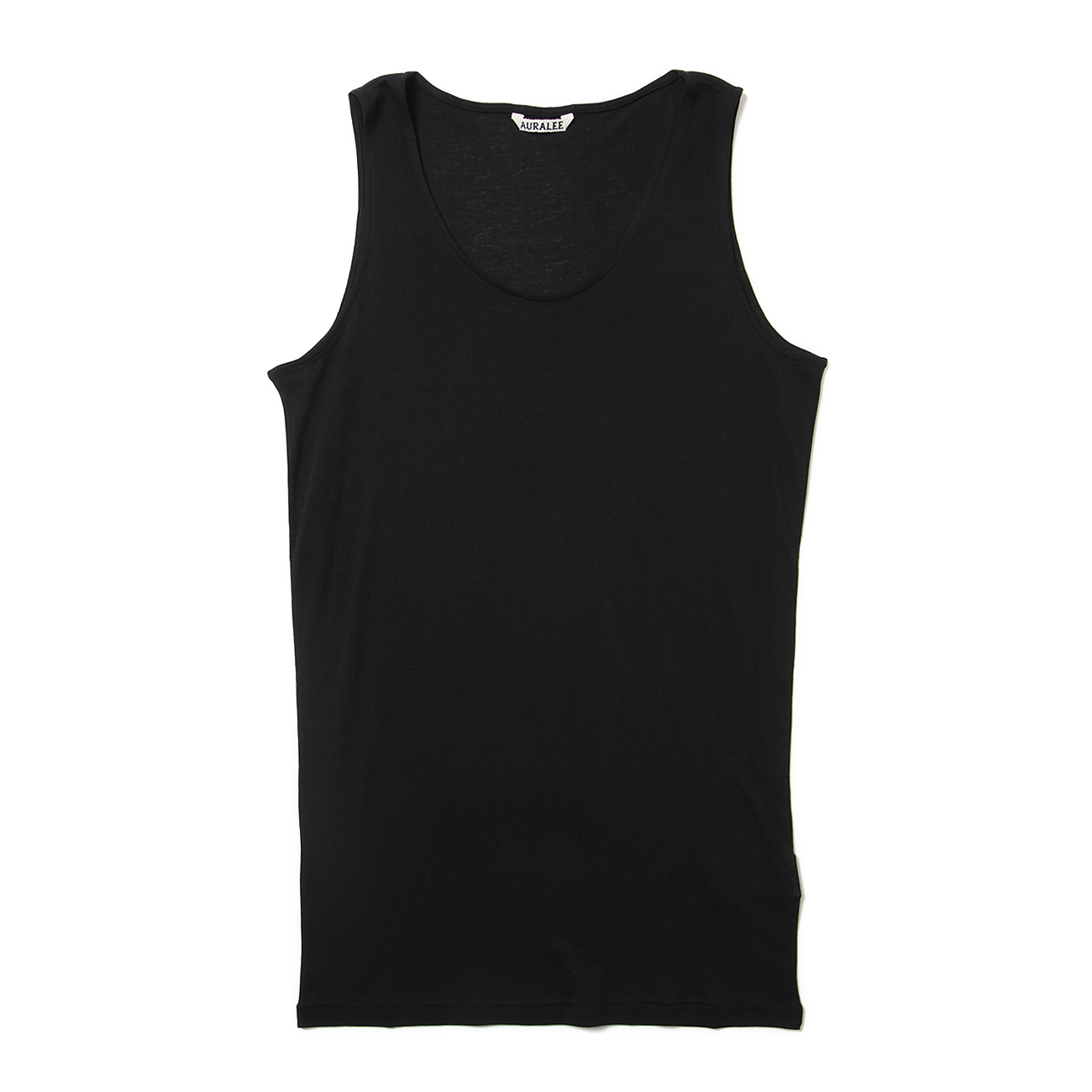 GIZA SUPER HIGH GAUGE SHEER RIB TANK (メンズ) - Black