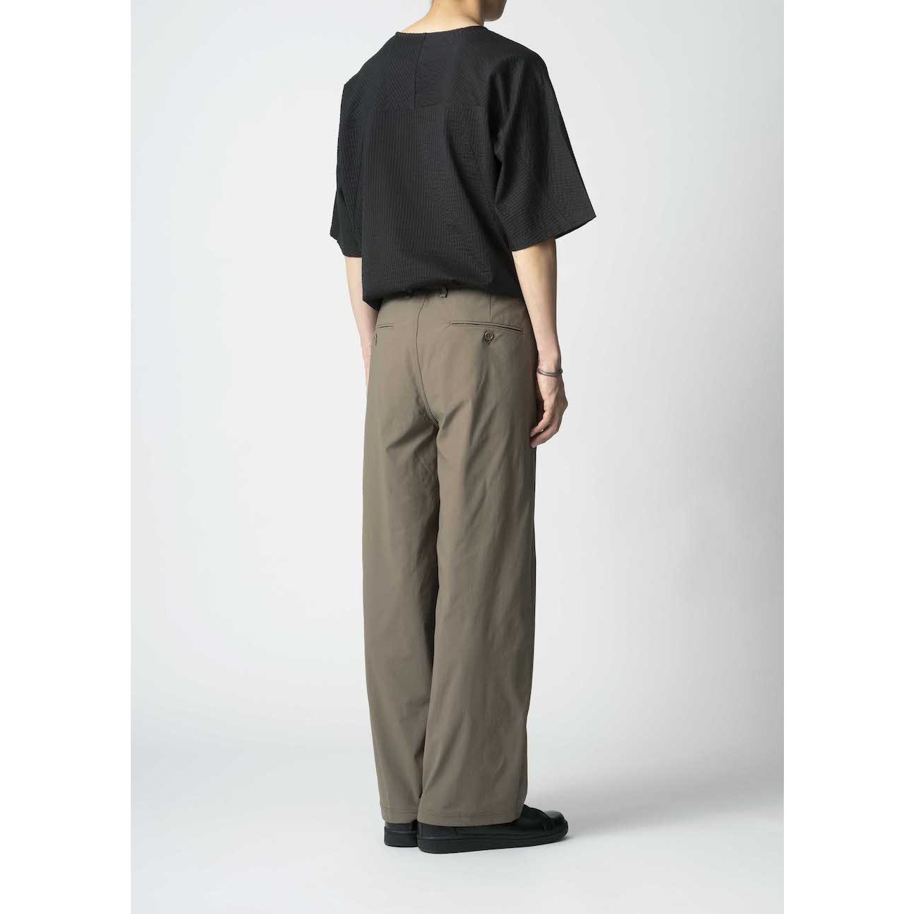 カーリー様ページ CURLY/カーリー TWILL-KNIT STRAIGHT PANTS / ツイルニット