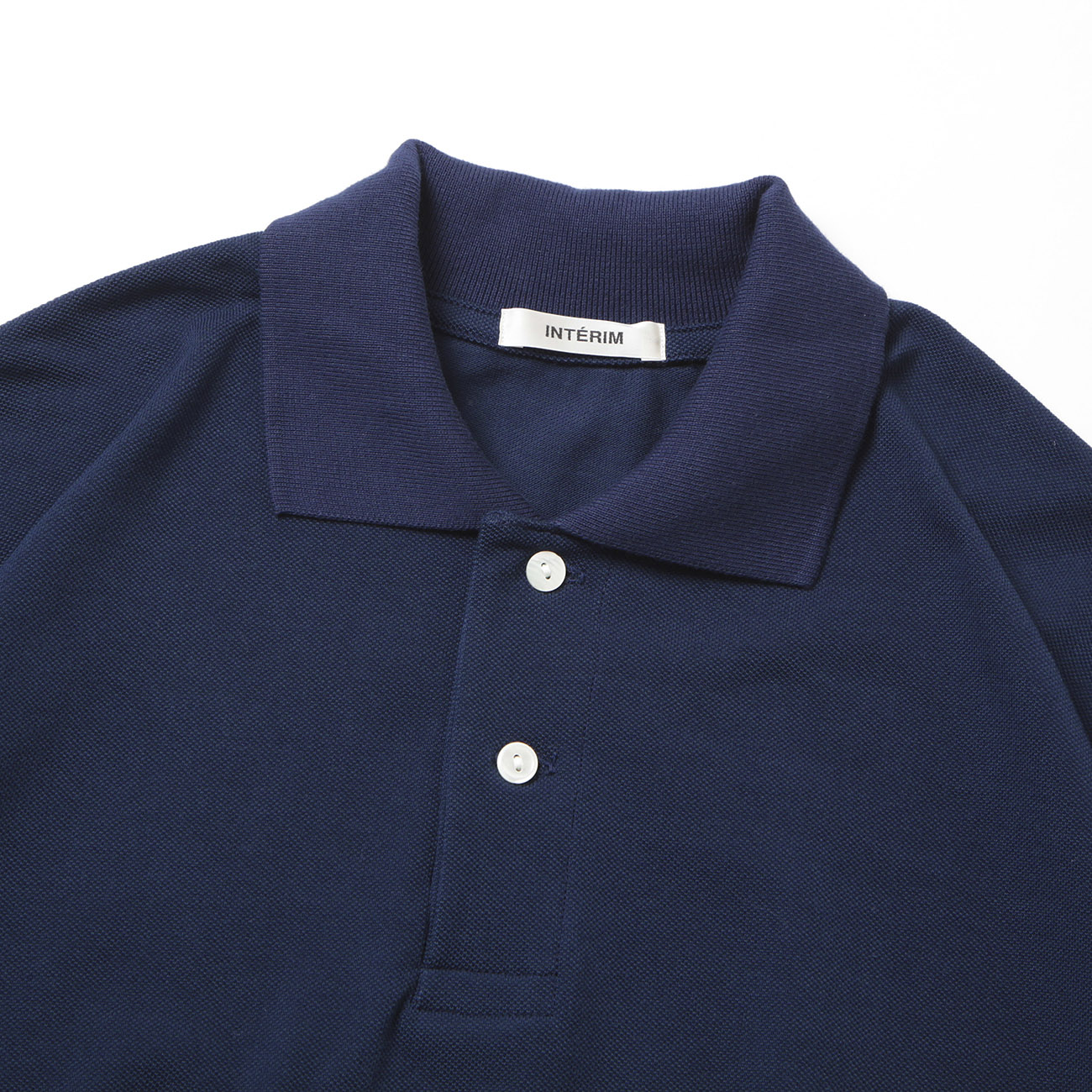 HYPER BIG SEA ISLAND PIQUE POLO SHIRT - Navy