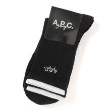 A.P.C. GOLF / アーペーセー ゴルフ | Maria Socks - Black
