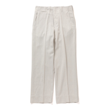 MAATEE&SONS / マーティーアンドサンズ | ドゥルン CHINO TROUSER - にごり White