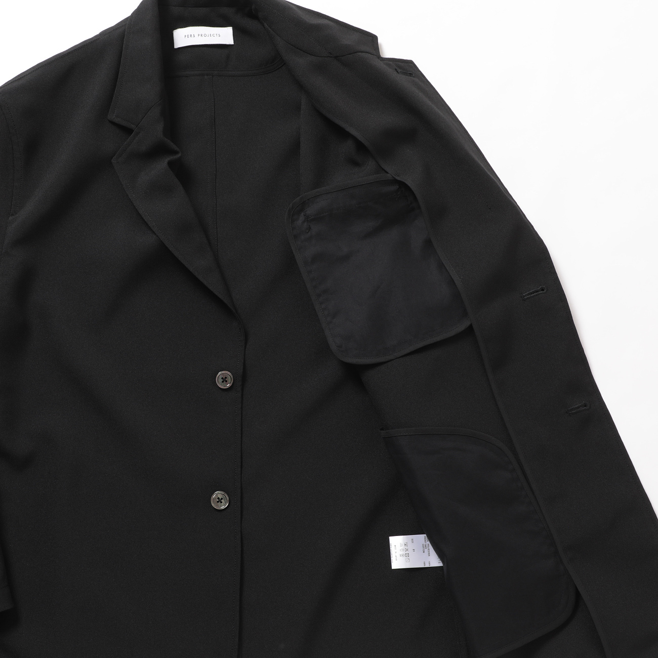 PERS PROJECTS / パースプロジェクト | PAUL JACKET - Black | 通販 