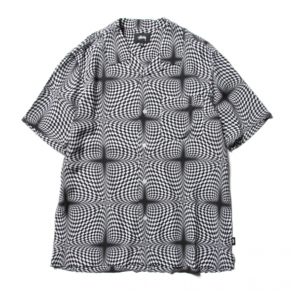 STUSSY / ステューシー | Psychedelic Checker Shirt - White | 通販