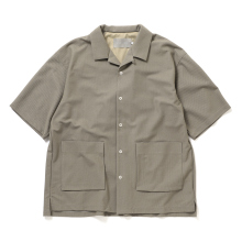 CURLY / カーリー | BIRD'S EYE JERSEY OPEN-COLLAR SHIRT - Beige