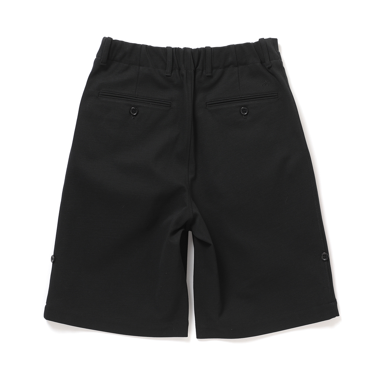 CURLY / カーリー | KNIT CHINO-CLOTH SHORTS - Black | 通販 - 正規