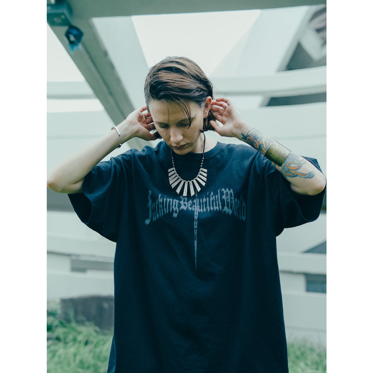 ESSAY / エッセイ | TS-2 SILK SCREEN T-SHIRT - Beautiful World