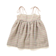 RhodolirioN / ロドリリオン | Camisole Mini Dress - Plaid - Beige