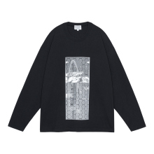 C.E / シーイー | WASHED MD Wirecutter LONG SLEEVE T - Black